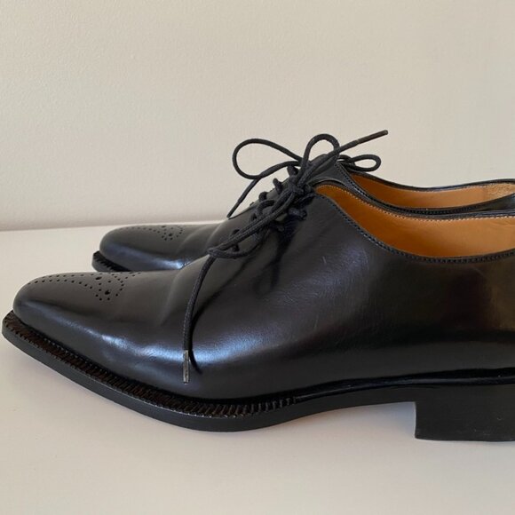 Italian Women's Wholecut Brogue Oxfords | Premium Calfskin | Custom Made - Picture 6 of 16